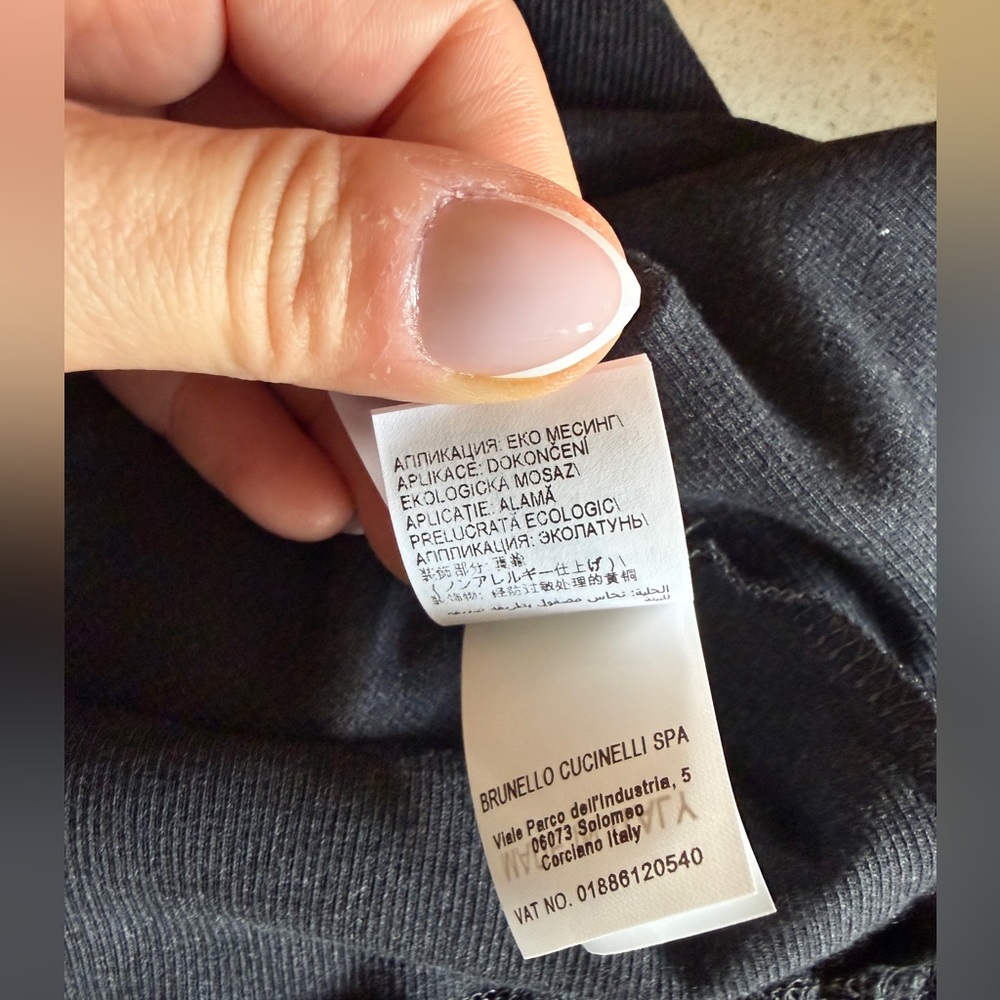 Brunello Cucinelli Ribbed Tank Top M Italian Luxury Stretch Cotton Basic - Picture 8 of 10